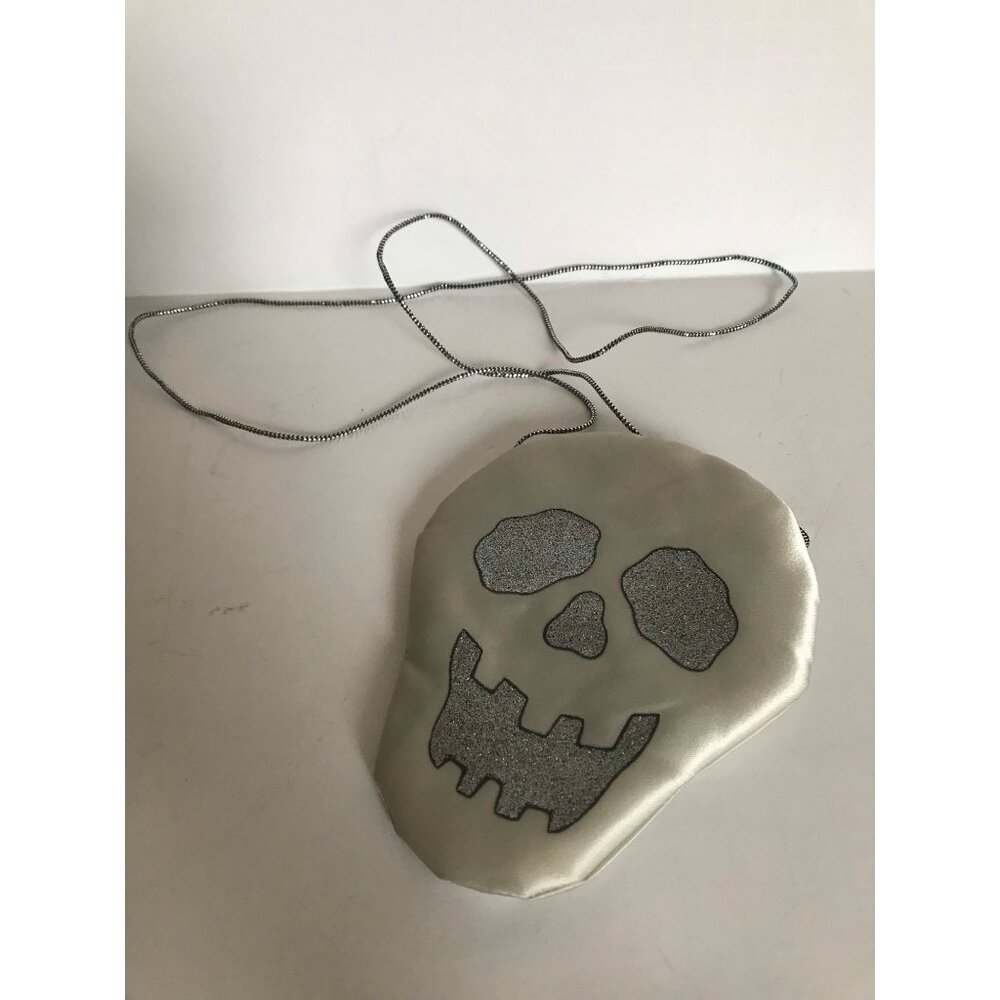 Vintage 1988 Hallmark Cards Halloween Skeleton Scull Glitter Mini Shoulder Purse